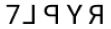 When a mirror is placed on line MN as shown below, select the correct mirror image of the given figure.