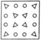 A paper is folded and cut as shown in the given figure. How will it appear when unfolded?